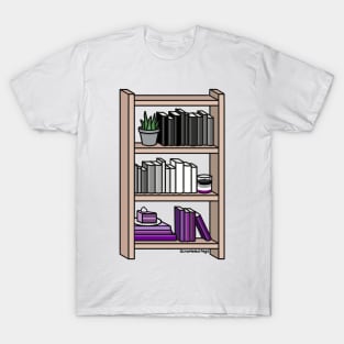 Asexual Pride Bookcase T-Shirt